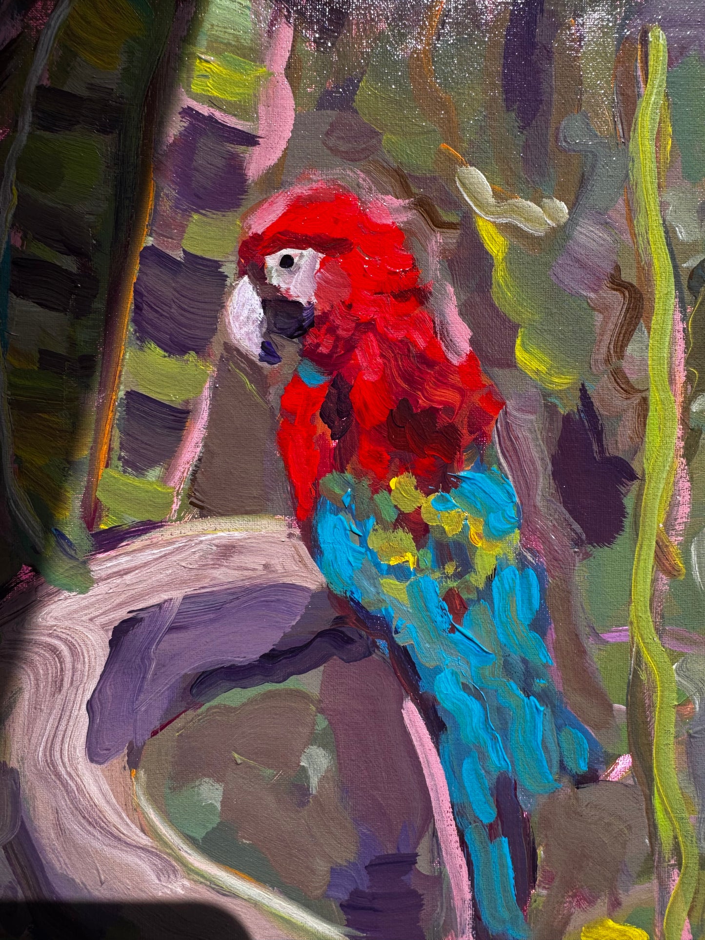Original Painting - Jungle Impressionist 9x12