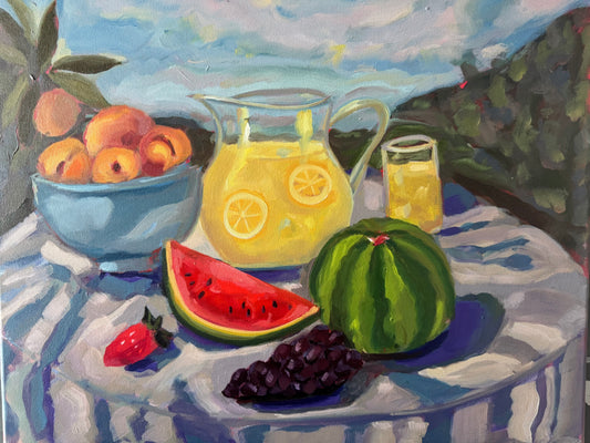 Summer table 16x20