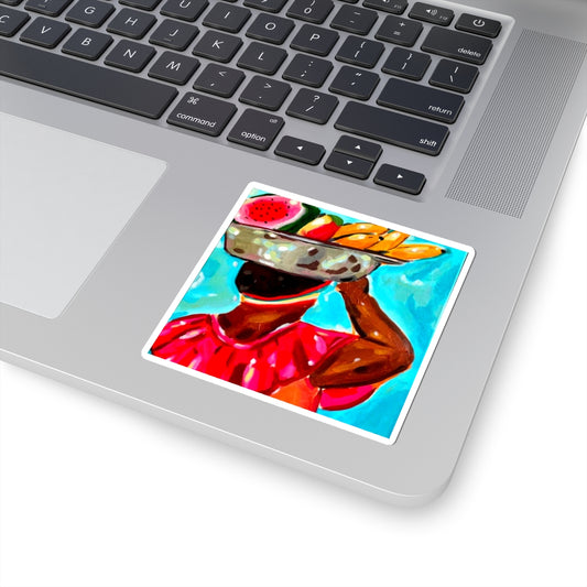 Market Woman Sticker