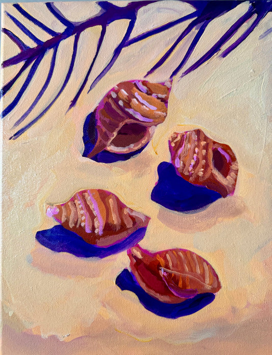 September Sea Shells 11x14 Original