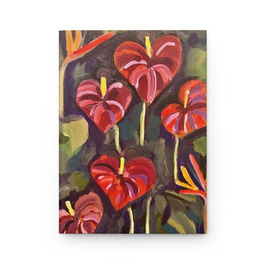 Caribbean Floral Hard Cover Journal