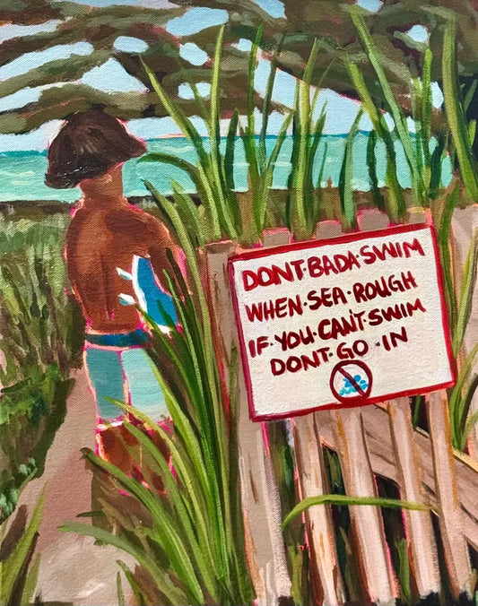 Patois Treasure Beach Sign