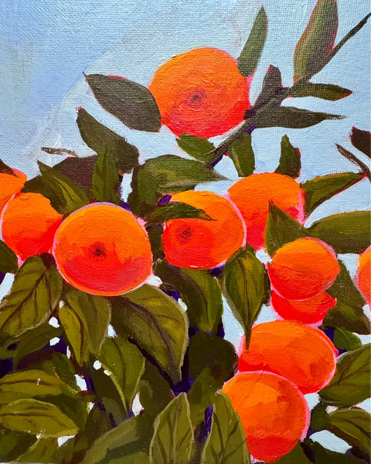 Valencia Oranges - Original Painting