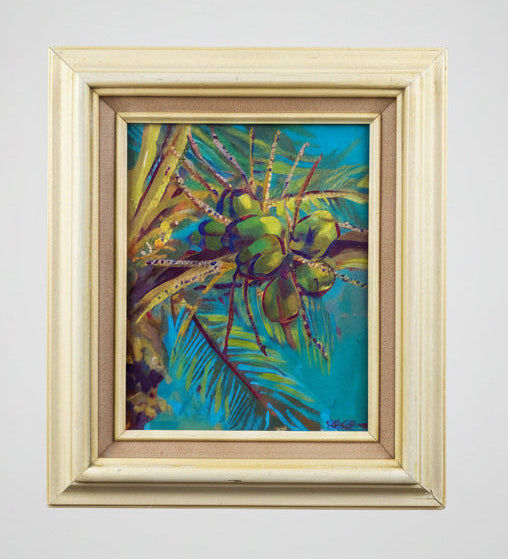 Original Painting Coconut Water - 8x10 Framed