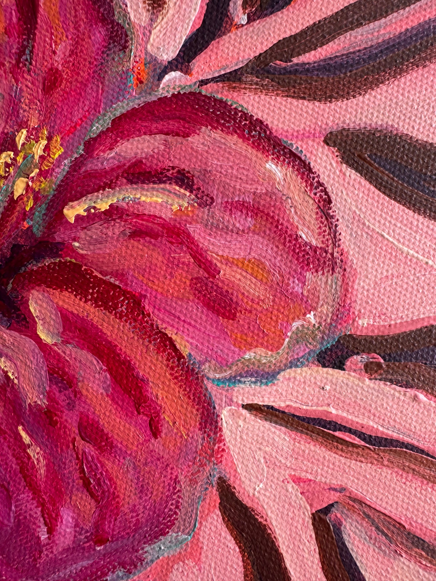 Caribbean Hibiscus Original Painting
