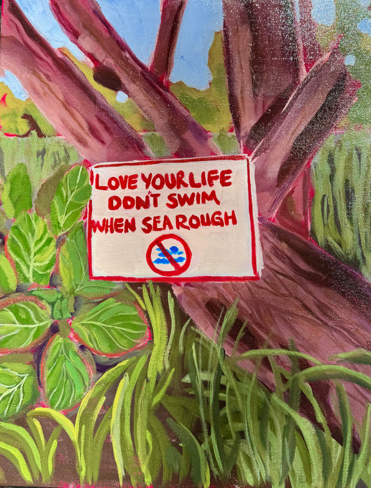 Patois Beach Sign