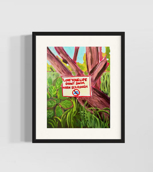 Patois Beach Sign