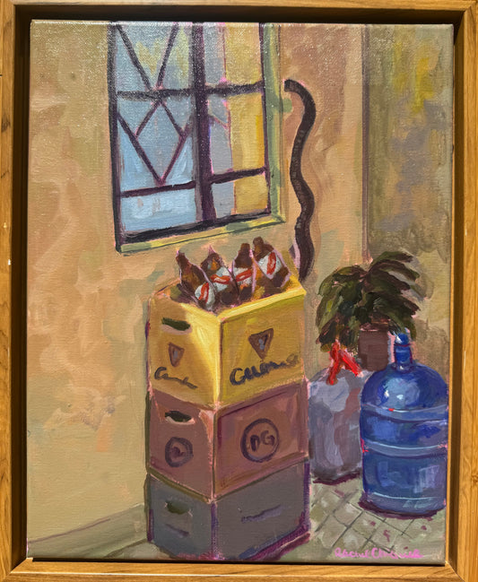 Caribbean Art Print - After Party Clean Up 8x10