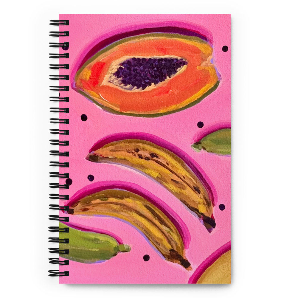 pink tropical notebook